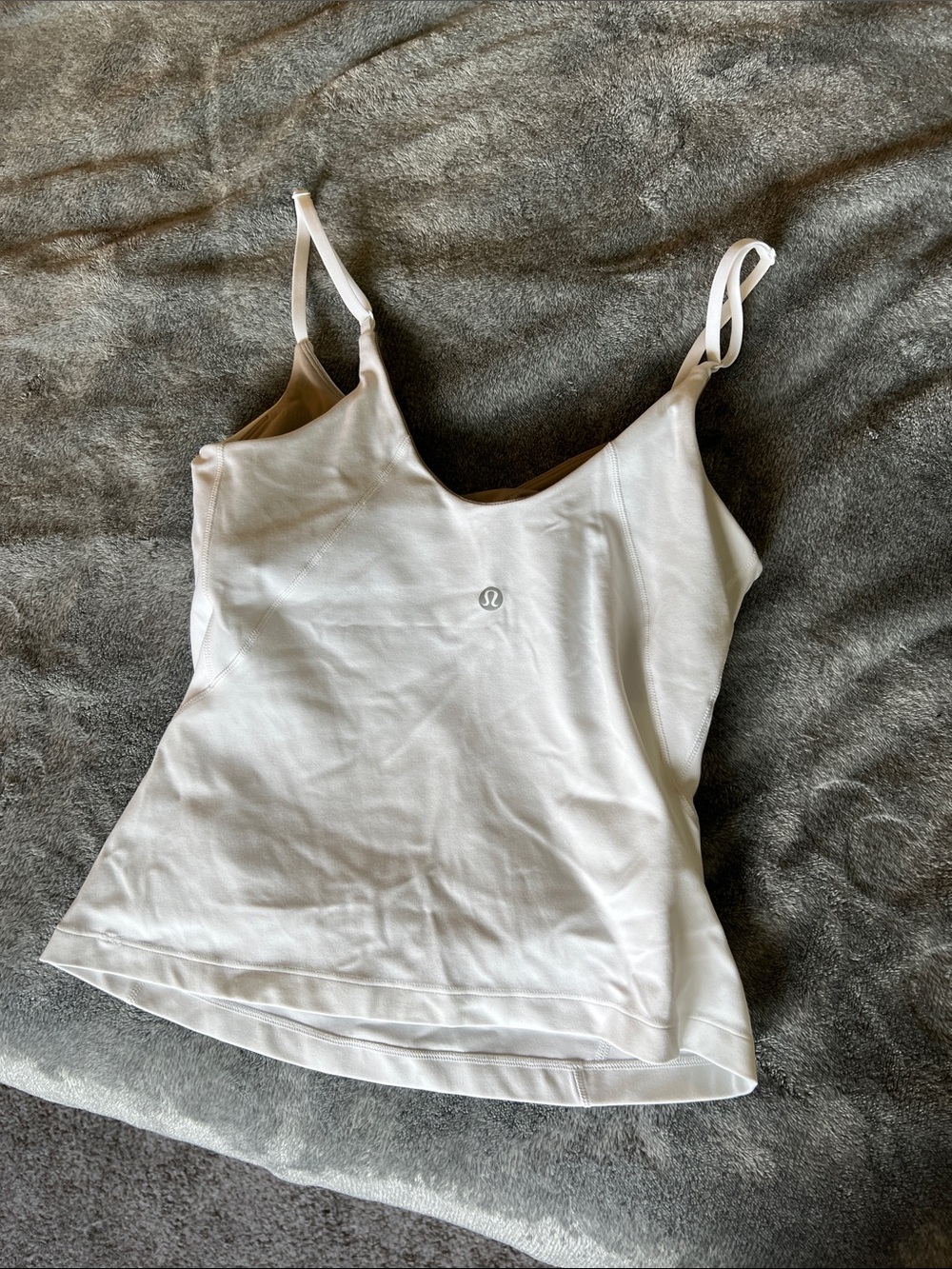 lululemon athletica White V-Neck Cami Tank - Picture 3 of 3